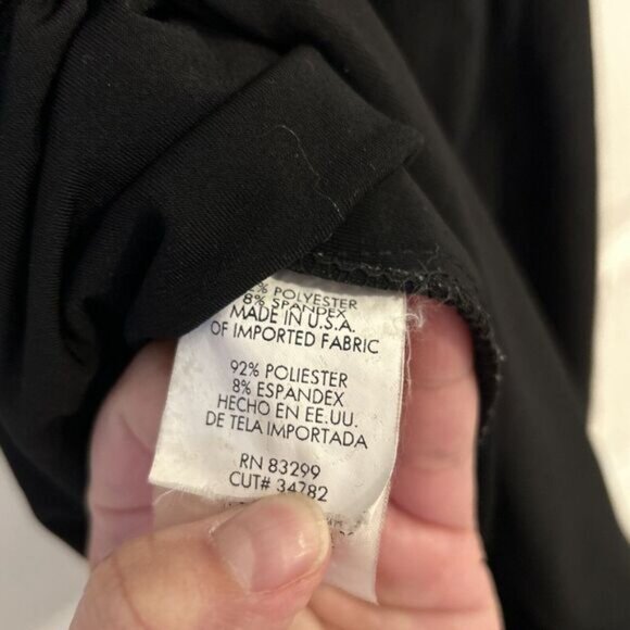 Tiana B. Size S Small Woman's Black Sleeveless Swing Dress - Picture 7 of 7